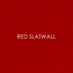 Red Slatwall Panels Detailed
