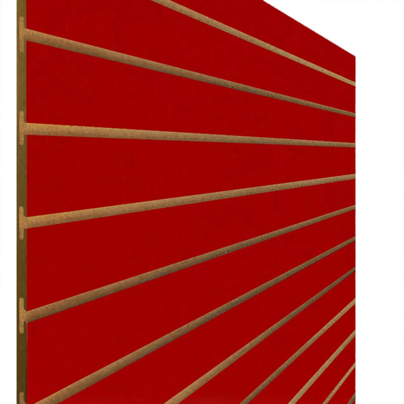 Red Slatwall Panels