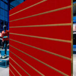 Red Slatwall Panels No Inserts