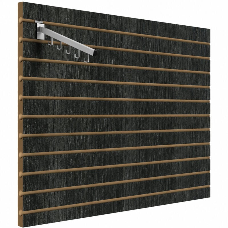 Jet Oak Slatwall Panels