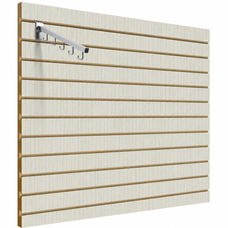 Pino White Slatwall Panels