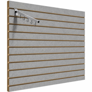 Silver Slatwall Panels