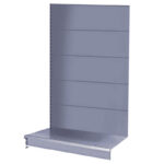 Silver Retail Wall Shelving