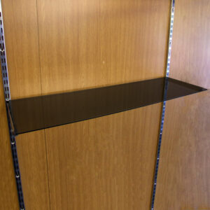 Twin Slot Tinted Glass Shelves