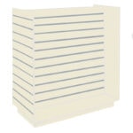 H-Shaped Slatwall Gondola Unit - Coral