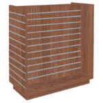 H-Shaped Slatwall Gondola Unit - Eternity Oak
