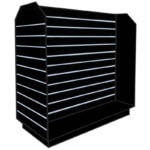 Tombstone H-Shaped Slatwall Gondola Unit - Black