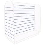 Tombstone H-Shaped Slatwall Gondola Unit - White