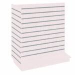 T-Shaped Slatwall Gondola Unit - Pino White