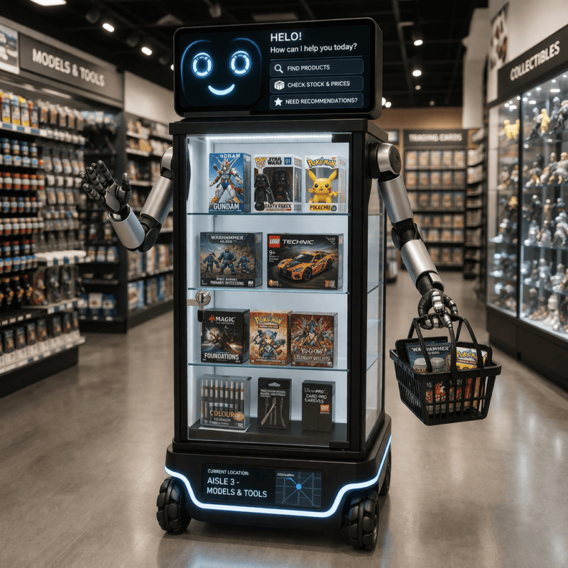 Robot Helper Cabinet - Uni-Shop Robot Helper Cabinet