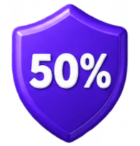 Save 50% on Delivery